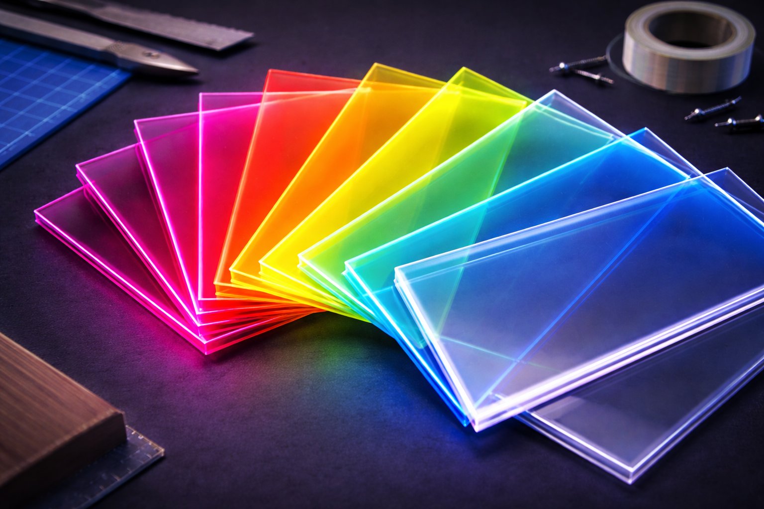 So findest du die richtige neon Acrylplatte zum Kaufen