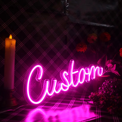 Individual LED Neon Sign – Your design, your statement 