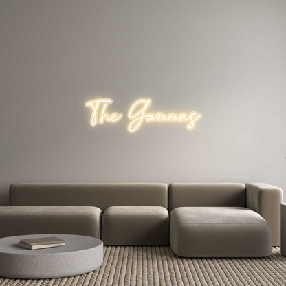 Custom Neon Sign The Gammas