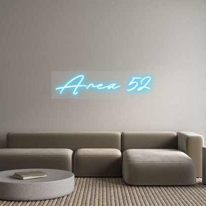 Custom Neon Sign Area 52